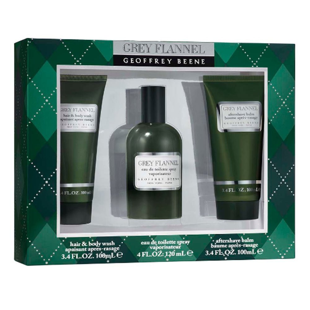 Geoffrey Beene Grey Flannel EDT For Men Set | My Perfume Shop