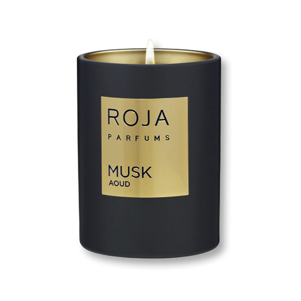 Roja Parfums Musk Aoud Candle | My Perfume Shop