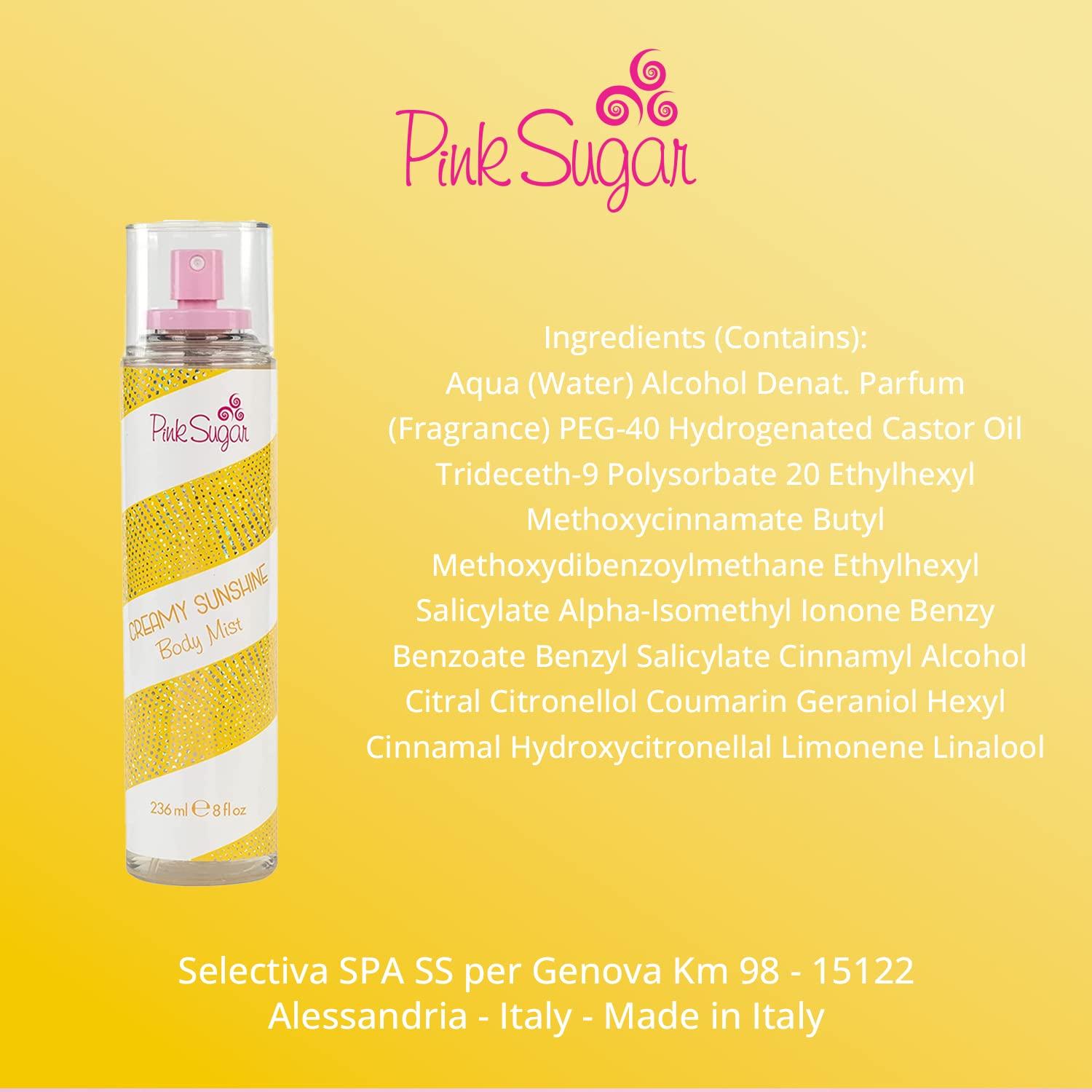 Aquolina Pink Sugar Creamy Sunshine Body Mist | My Perfume Shop