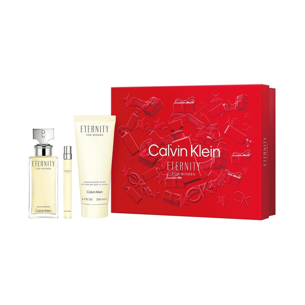 Calvin Klein Eternity EDP Body Lotion & Travel Set For Women | My Perfume Shop