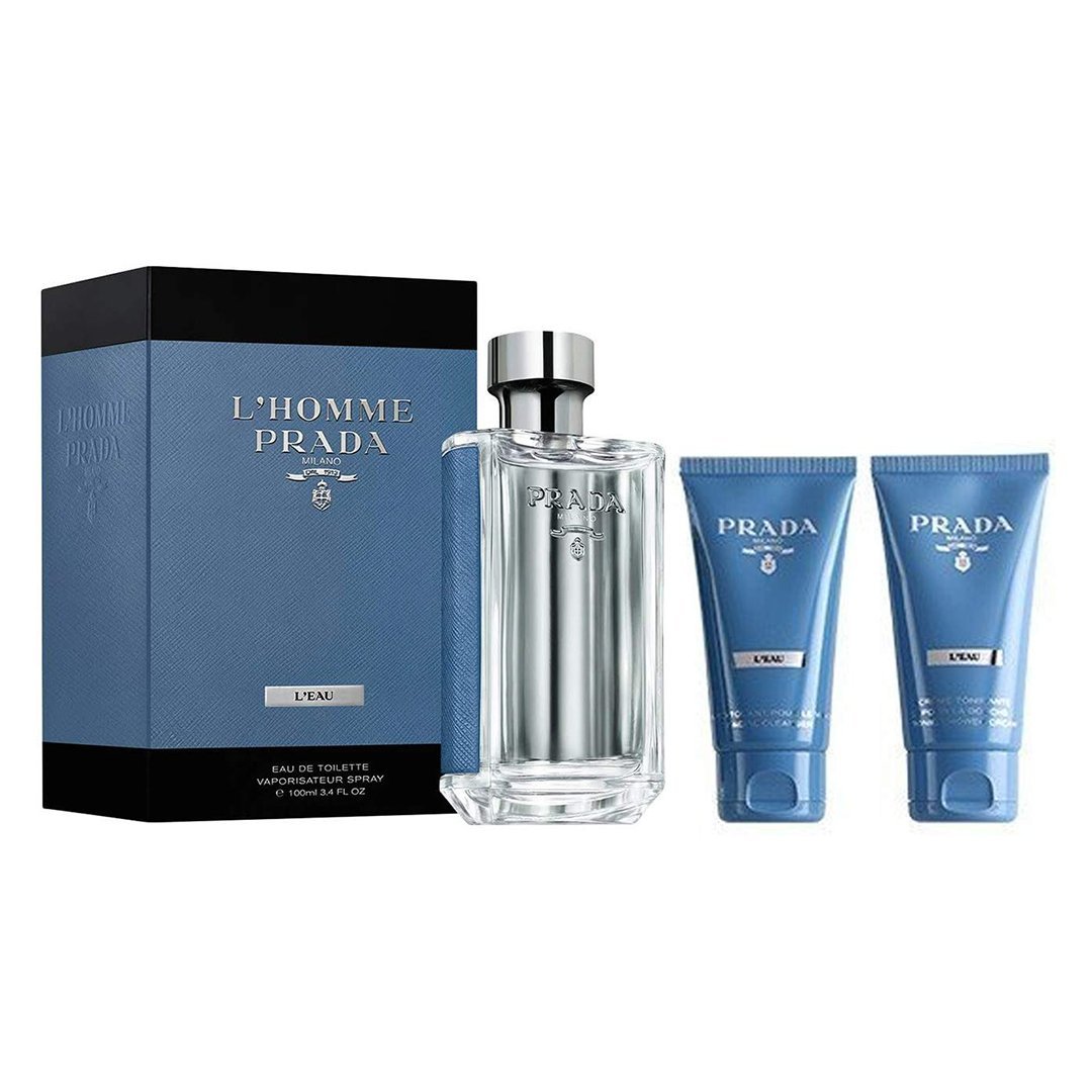 Prada L'Homme L'Eau EDT Gift Set | My Perfume Shop