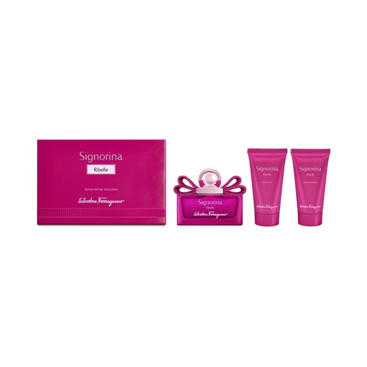 Salvatore Ferragamo Signorina Ribelle Travel Trio Set | My Perfume Shop